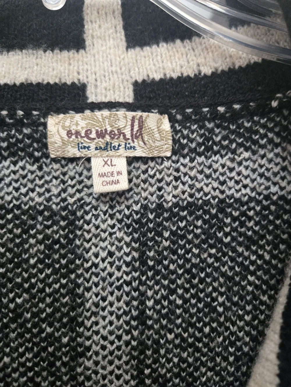 One World Sweater/Jacket - Picture 2 of 4